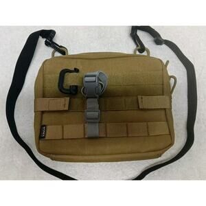 WYNEX Tactical Molle, Folding Admin Pouch, Tool Bag, Very Clean, Tan/Khaki